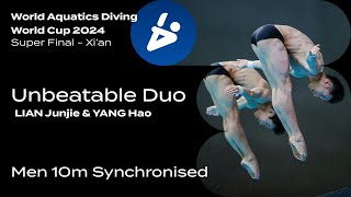 🇨🇳 LIAN Junjie and 🇨🇳 YANG Hao  - The Olympic and World Champions at the Men's 10m Synchronised 🏆