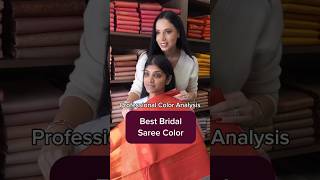 Find your best Bridal Saree Color with Personal #ColorAnalysis #indianwedding #sareefashion