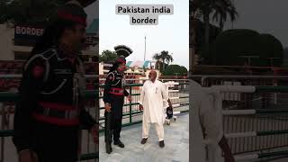 Pakistan and india borer flag #travel #vlog #fypシ゚viral #border #14august