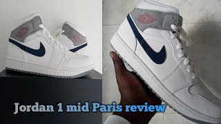 Jordan 1 mid  Paris. review