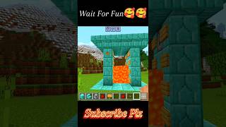 make a lava door in Minecraft 🤯 #shorts #shortsvideo #viral #minecraft #buildhacks