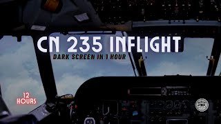 ✈ Soothing Sleep Sounds ⨀  Relaxing CN235 Aircraft Flight Noise for Deep Sleep 👨‍✈️  #sleep