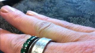 New Australian custom coin rings made by Ryan O'shea