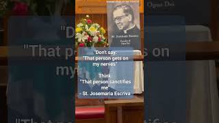 St. Josemaria Escriva, extraordinary in the ordinary #faith #Catholicsaints #saintquotes #shorts