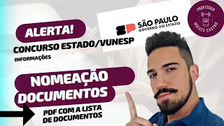 Concurso professores SEDUC-SP: Nomeação e seus documentos.