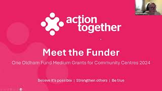 Meet the Funder - One Oldham Fund - Medium Grants for Community Centres