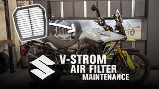 How To Change the Air Filter on 2023+ Suzuki V-Strom 800