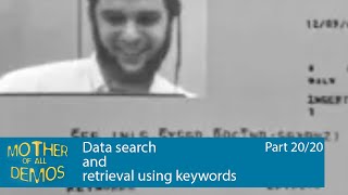 Mother of All Demos - Data search and retrieval using keywords