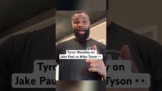 Tyron Woodley prediction for Jake Paul and Mike Tyson 👀 #jakepaul #miketyson (Via Tyron Woodley)