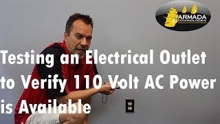 How to Test an Electrical Outlet to Verify 110 Volt AC Power with a Multimeter