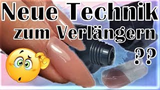 GELNÄGEL VERLÄNGERN OHNE SCHABLONE ODER TIP ?? || Acrylgel poppits|| Poppit Nails ||