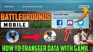 TRANSFER PUBG PLAYSTORE ACCOUNT TO BGMI - HOW TO TRANSFER DATA IN BGMI