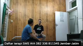 Terapi saraf wajah kedutan, tic facialis, hemifacial spasm, sakit 10 tahun.