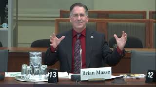 Brian Masse MP at Environment Committee on Bill C-248, Creating Ojibway National Urban Park