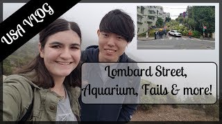 Lombard Street, Aquarium, Fails & more! | VLOGMAS DAY 7