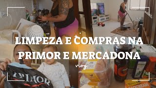 LIMPEZA + COMPRAS NA PRIMOR E MERCADONA...🇵🇹