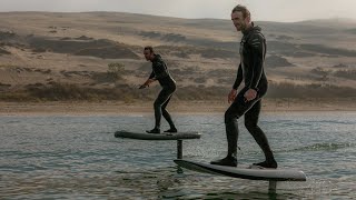 Hydrofoiling around Europe's biggest sand dune