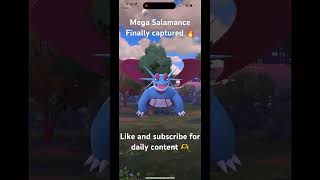 Pokémon Go Mega Salamance finally captures #newbhits #pokemongo #megaevolution