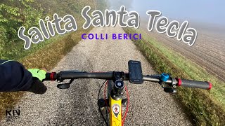 Salita di Santa Tecla in bici con vista mozzafiato sul Sagraro (Colli Berici)