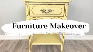 Furniture Makeover | Trash to Treasure Nightstand Furniture Flip