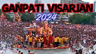 Ganpati Visarjan Mumbai 2024 | Laalbaugcha Raja Visarjan 2024 | Ganpati Festival Mumbai