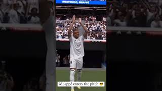 Kylian Mbappe unveiling ceremony at Real Madrid #football #live #Mbappe #BienvenidoMbappe