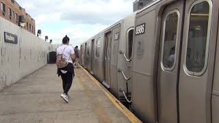 MTA Subways - Kawasaki R160B #8878 on the (Q) at Broadway (2016 Video)