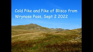 The Lake District | Cold Pike & Pike O' Blisco