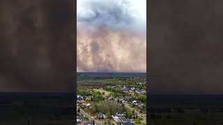 2024 Fort McMurray Wildfire, as seen from Thickwood #ymm #wildfire