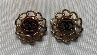 Vintage Chanel Clip-on Earrings