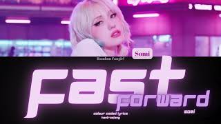 JEON SOMI (전소미) - Fast Forward [Colour Coded Lyrics Han/Rom/Eng]