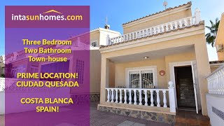 Intasun Homes Presents... Three Bedroom Townhouse in Ciudad Quesada, Spain!