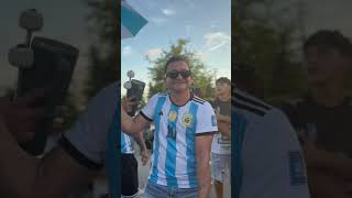 Primer banderazo de Argentina en la previa de Copa América 2024. ¡Qué placer verte selección!