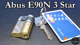 148) Abus E90N 3 Star Picked and Gutted (Cool pins!)