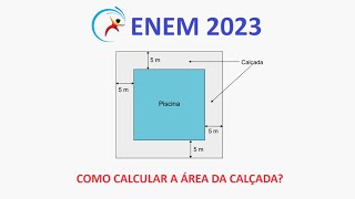 ENEM 2023 - Geometria Plana - Na planta baixa de um clube, a piscina é ...