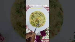 comfort food - spinach dal kichdi