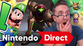 Nintendo Direct REACTION 6.18.24 - WOAH!!! Metroid Prime 4! Mario & Luigi! Zelda Echoes of Wisdom!