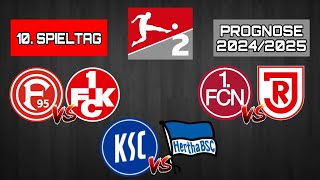 10. SPIELTAG 2. LIGA PROGNOSE 2024/2025! / Karlsruher SC gegen Hertha BSC