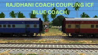 RAJDHANI COACH COUPLING ICF BLUE COACH