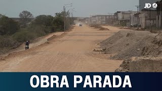 Duplicação da estrada de Cajupiranga está parada e população reclama