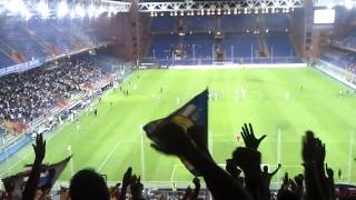 1° Trofeo Riccardo Garrone - Sampdoria vs. Olympique Marseille 4-3 - Cori a fine partita