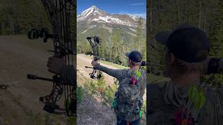 Bows and arrows on the mountain in Big Sky Montana! #totalarcherychallenge #mathewsarchery #tac