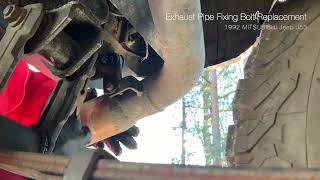 Exhaust Pipe Fixing Bolt Replacement [JEEP J53]