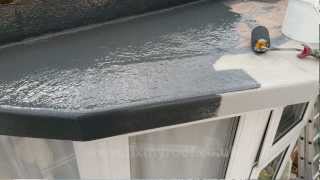 How to FIBREGLASS A ROOF - How to Fibreglass a Bay Roof DIY