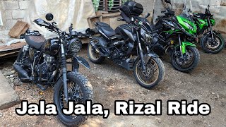 Jala Jala, Rizal Birthday Ride | Z900, Versys 650, Dominar 400, Cafe 400 | Motoreros Pilipinas