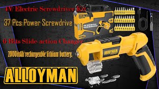 Alloyman 4V Electric Screwdriver Kit