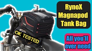 Rynox Magnapod Tank Bag : Best Tank Bag Ever। Review with Bike Ergonomics। #rynoxmagnapod #rynox