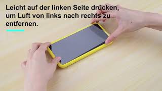 Video zur Installation des Displayschutzes für das iPhone 15 Plus