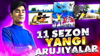 11 - SEZON YANGILIKLARI | YANGI ORUJIYALAR | YANGI SUPER KARTA | SUPER PARASHUT | PUBG MOBILE