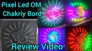 How to make Pixel led Om Chakriy Bord OM Chakriy 5x20 Desing Video #Pixel_Led_OM